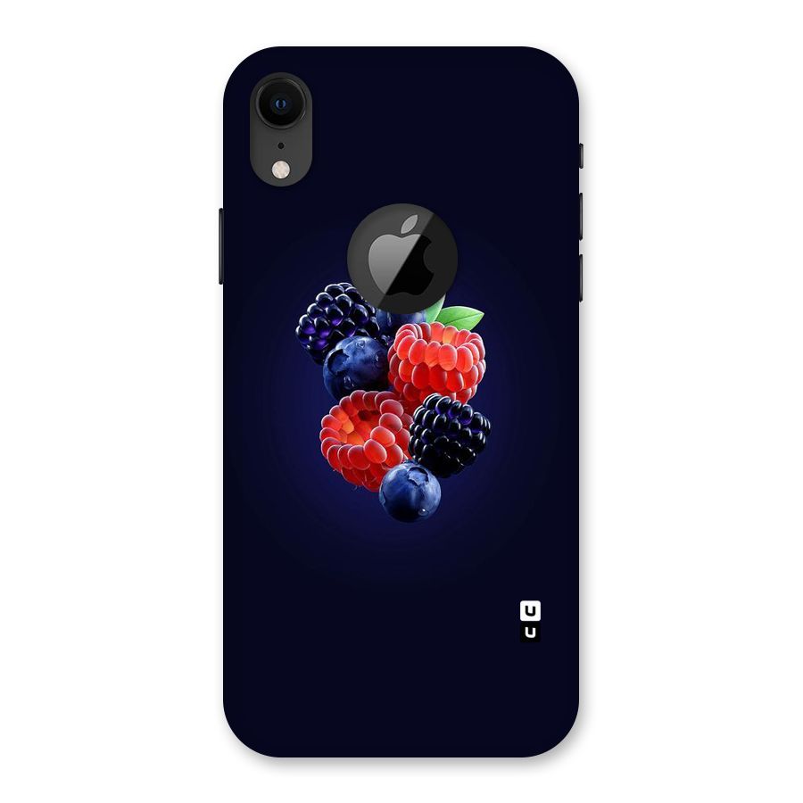 Berry Blast Back Case for iPhone XR Logo Cut