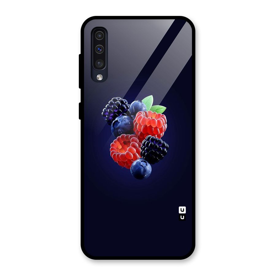 Berry Blast Glass Back Case for Galaxy A50