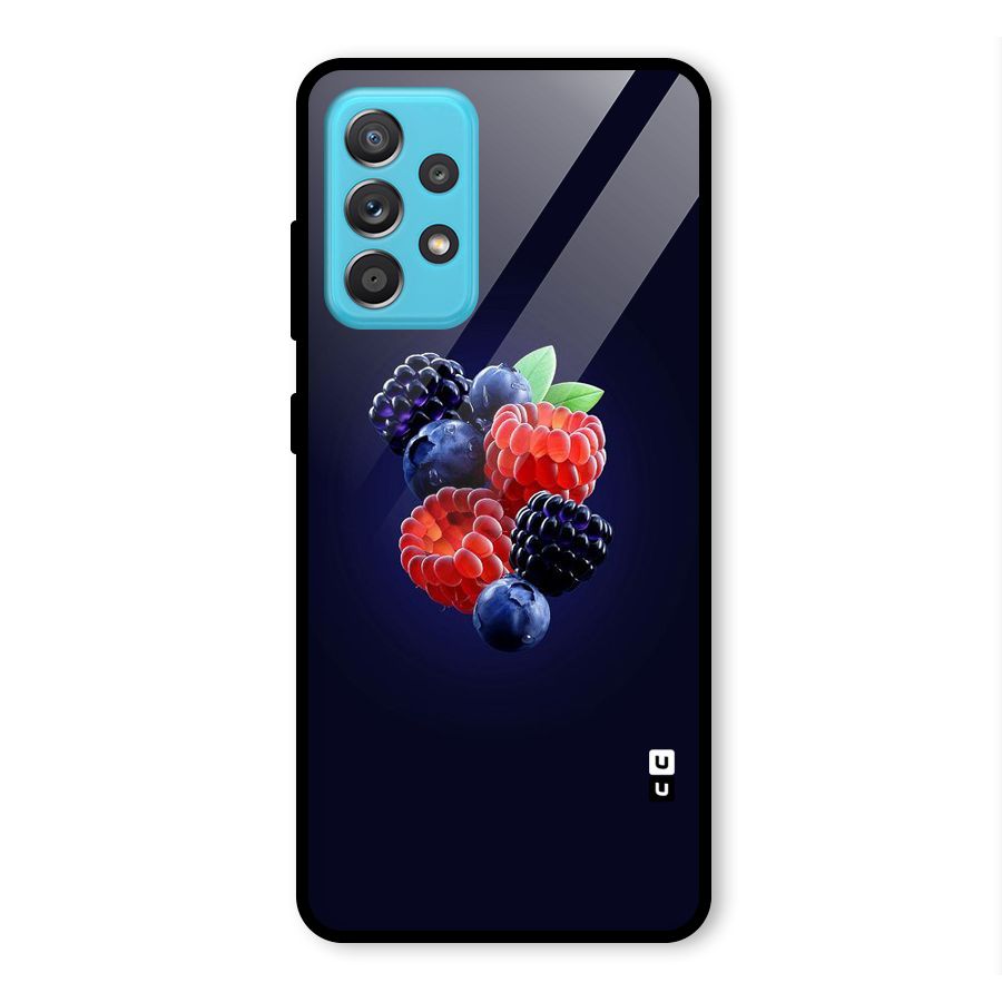 Berry Blast Glass Back Case for Galaxy A52s 5G