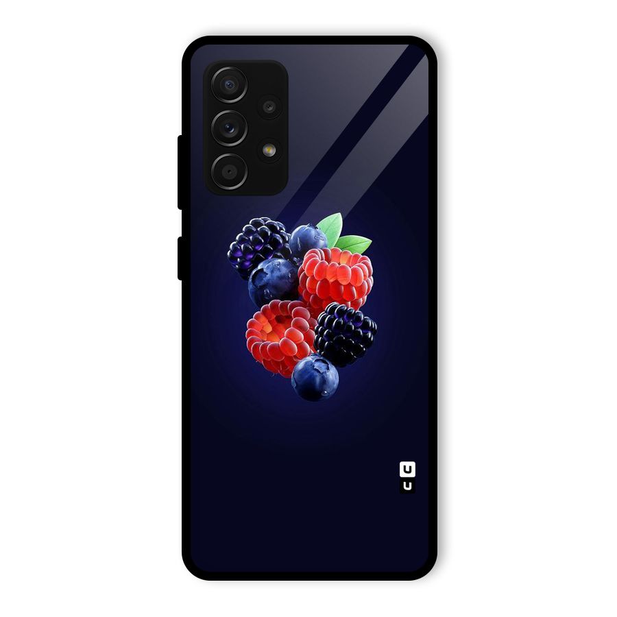 Berry Blast Glass Back Case for Galaxy A53 5G