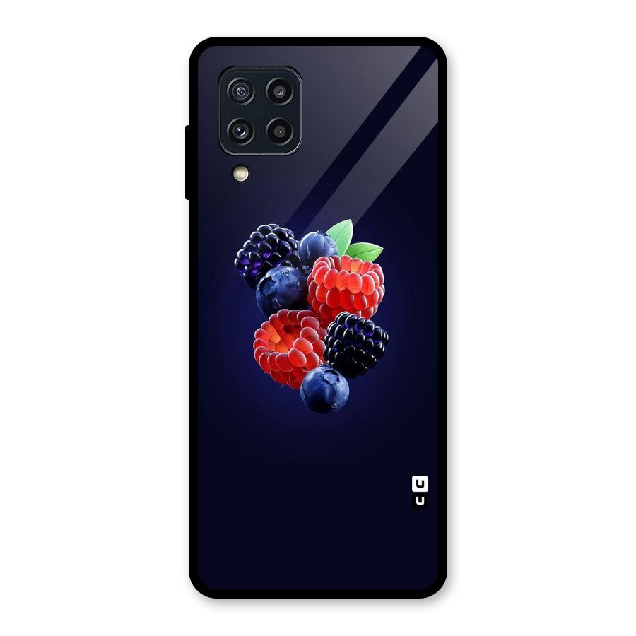 Berry Blast Glass Back Case for Galaxy M32