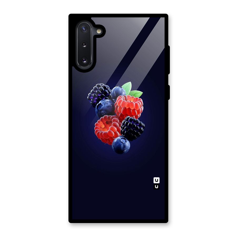 Berry Blast Glass Back Case for Galaxy Note 10