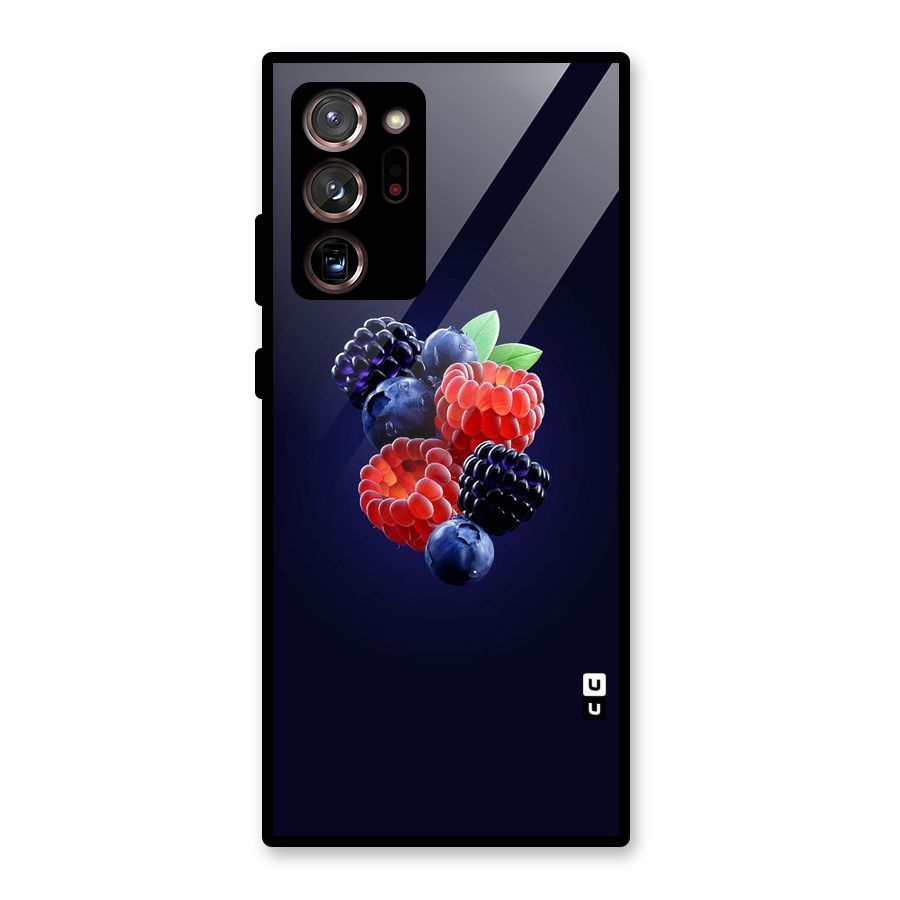 Berry Blast Glass Back Case for Galaxy Note 20 Ultra