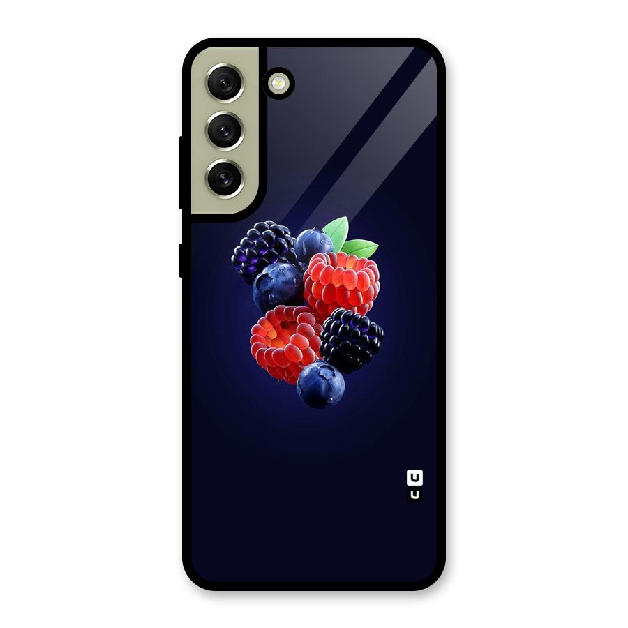 Berry Blast Glass Back Case for Galaxy S21 FE 5G