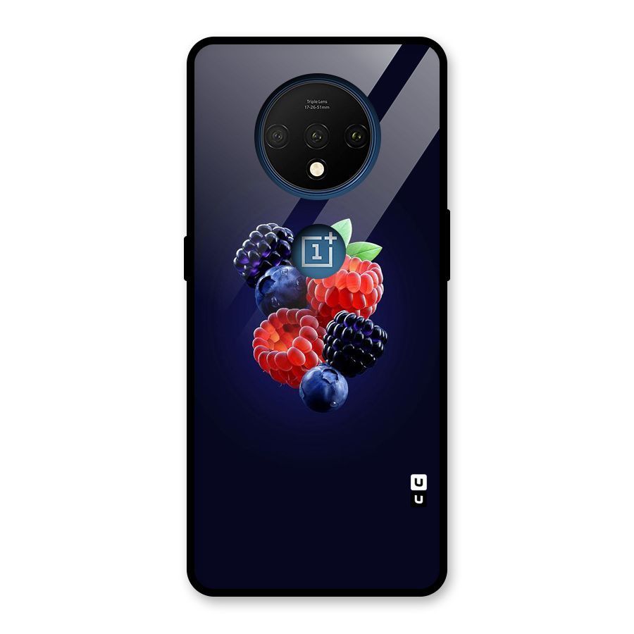 Berry Blast Glass Back Case for OnePlus 7T