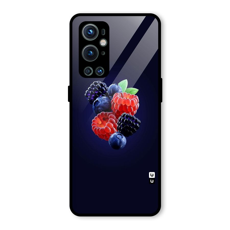 Berry Blast Glass Back Case for OnePlus 9 Pro