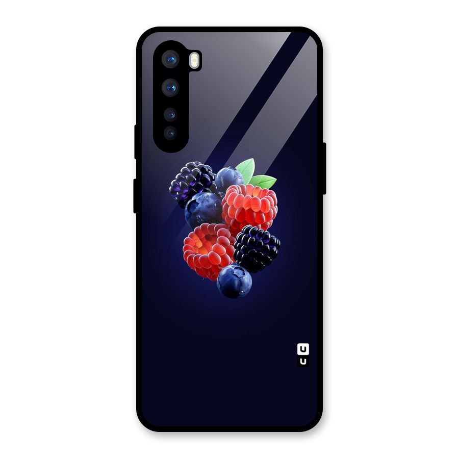Berry Blast Glass Back Case for OnePlus Nord