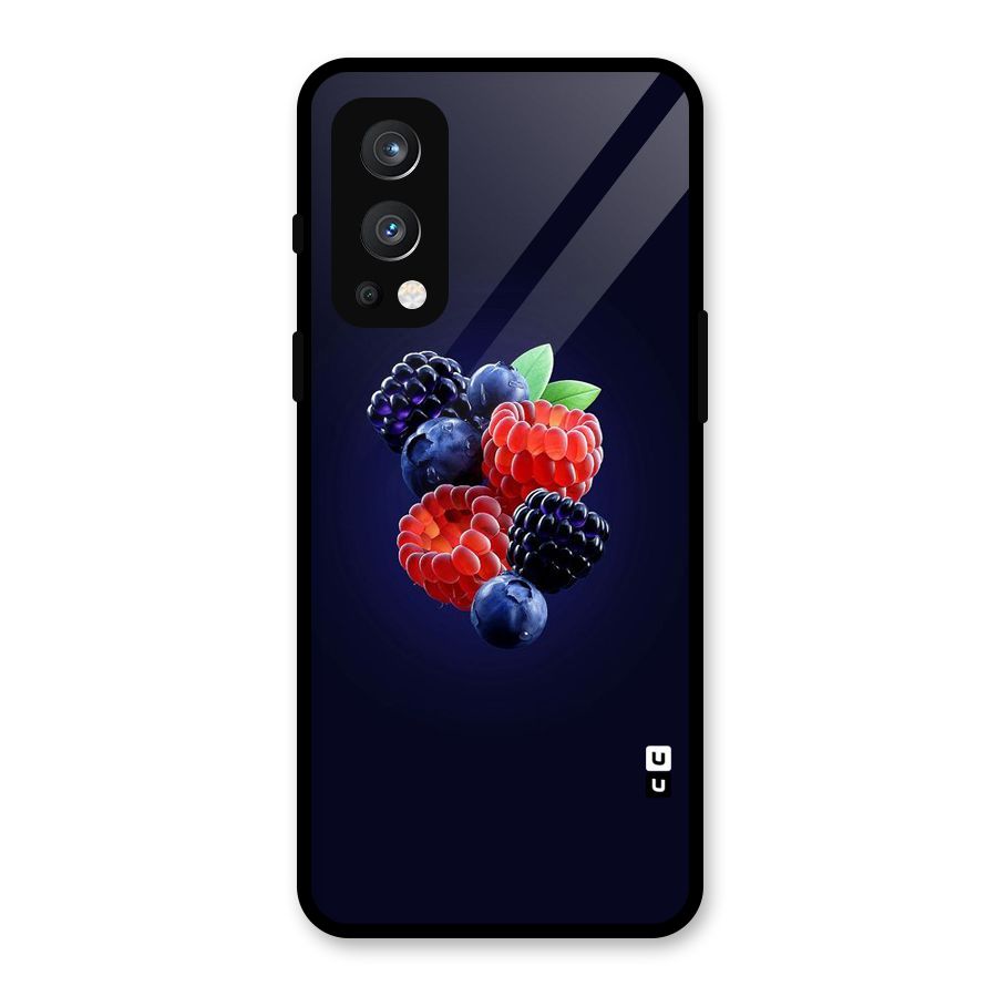 Berry Blast Glass Back Case for OnePlus Nord 2 5G