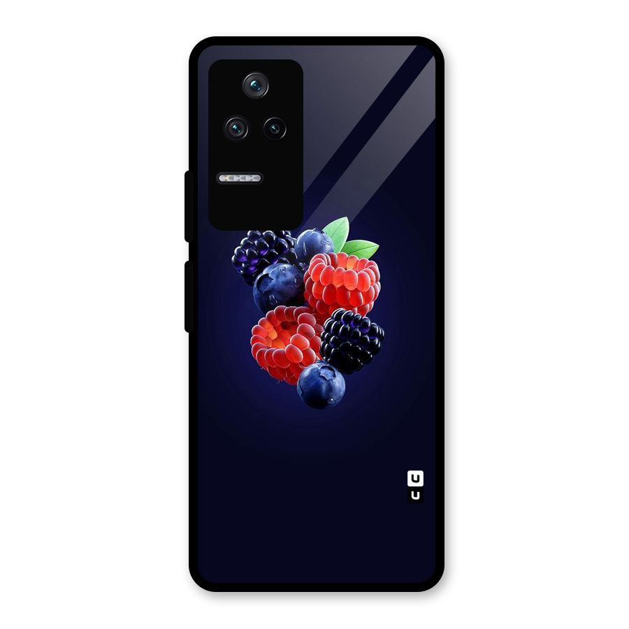 Berry Blast Glass Back Case for Poco F4 5G