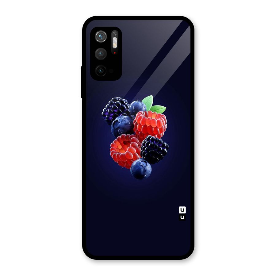 Berry Blast Glass Back Case for Poco M3 Pro 5G