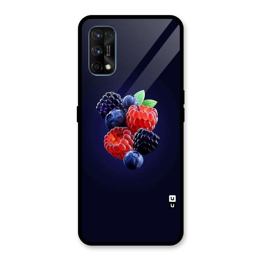 Berry Blast Glass Back Case for Realme 7 Pro