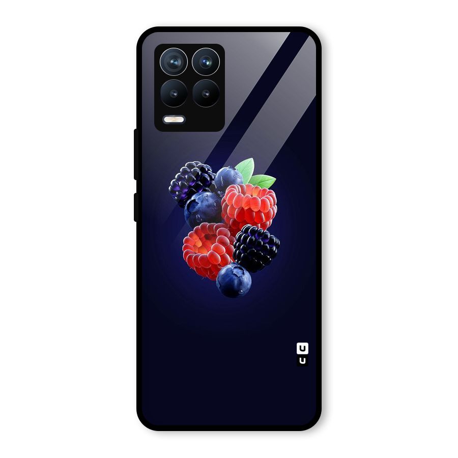 Berry Blast Glass Back Case for Realme 8