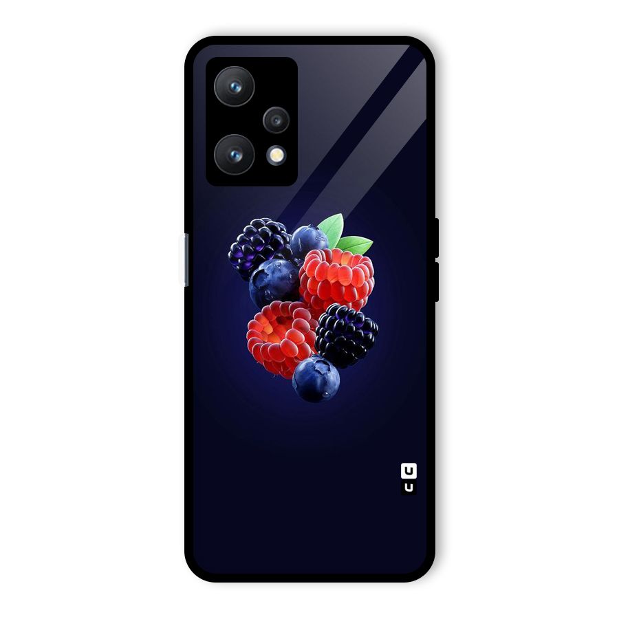 Berry Blast Glass Back Case for Realme 9 Pro 5G