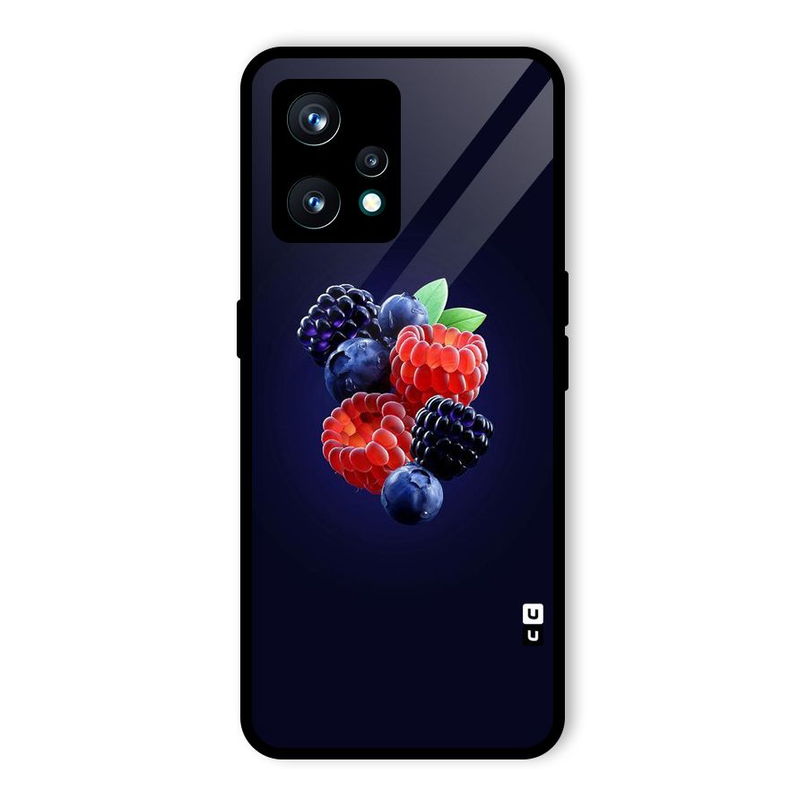 Berry Blast Glass Back Case for Realme 9 Pro Plus 5G