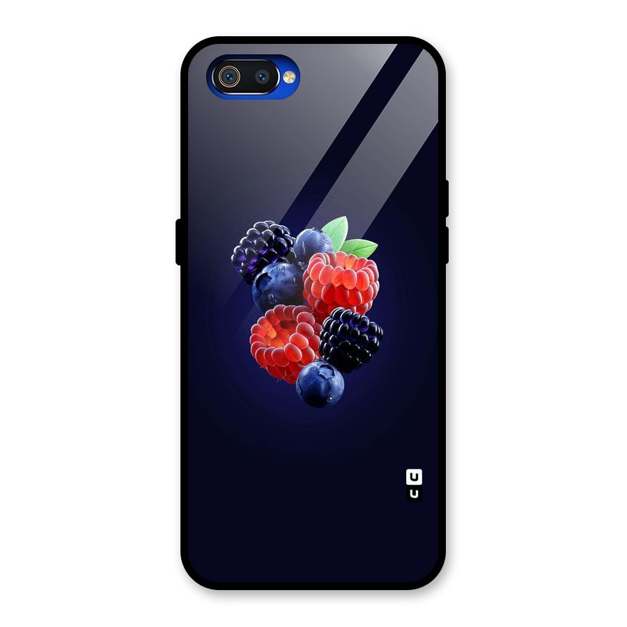 Berry Blast Glass Back Case for Realme C2