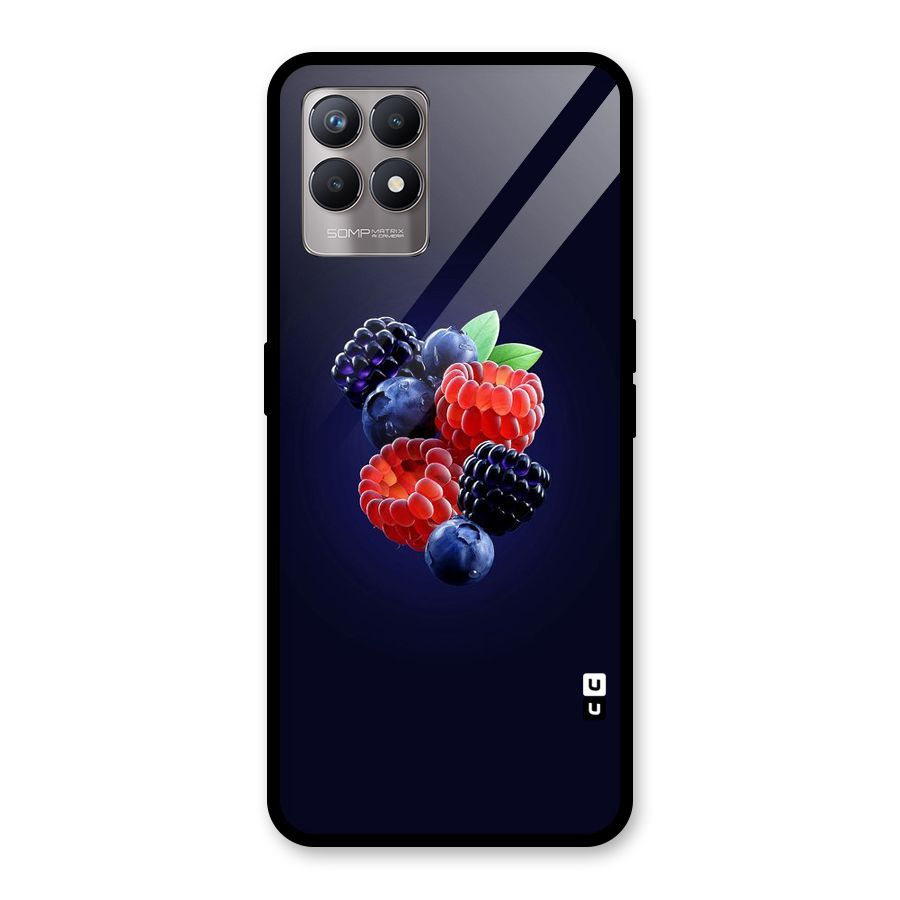 Berry Blast Glass Back Case for Realme Narzo 50