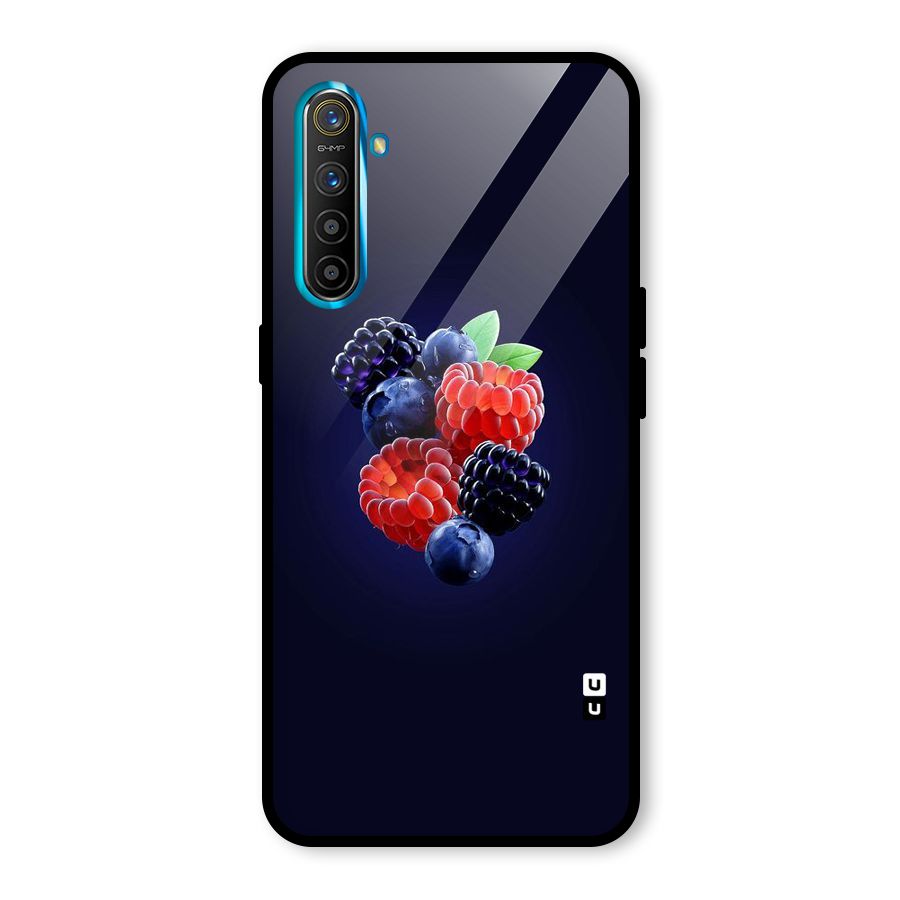 Berry Blast Glass Back Case for Realme X2