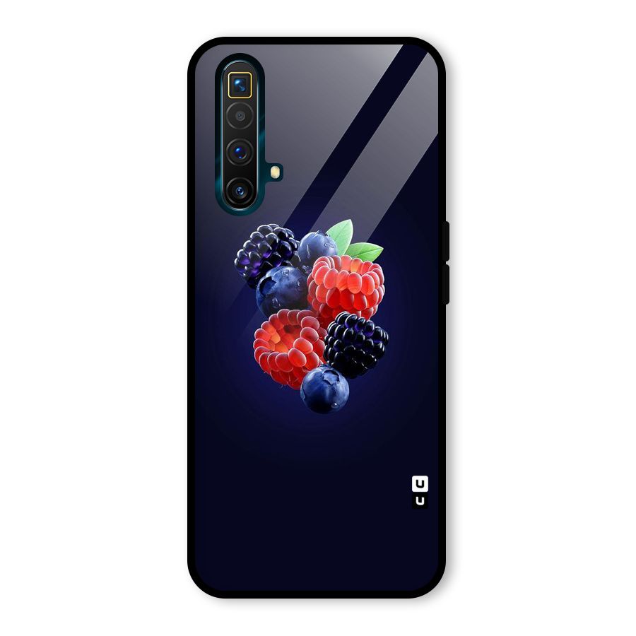Berry Blast Glass Back Case for Realme X3