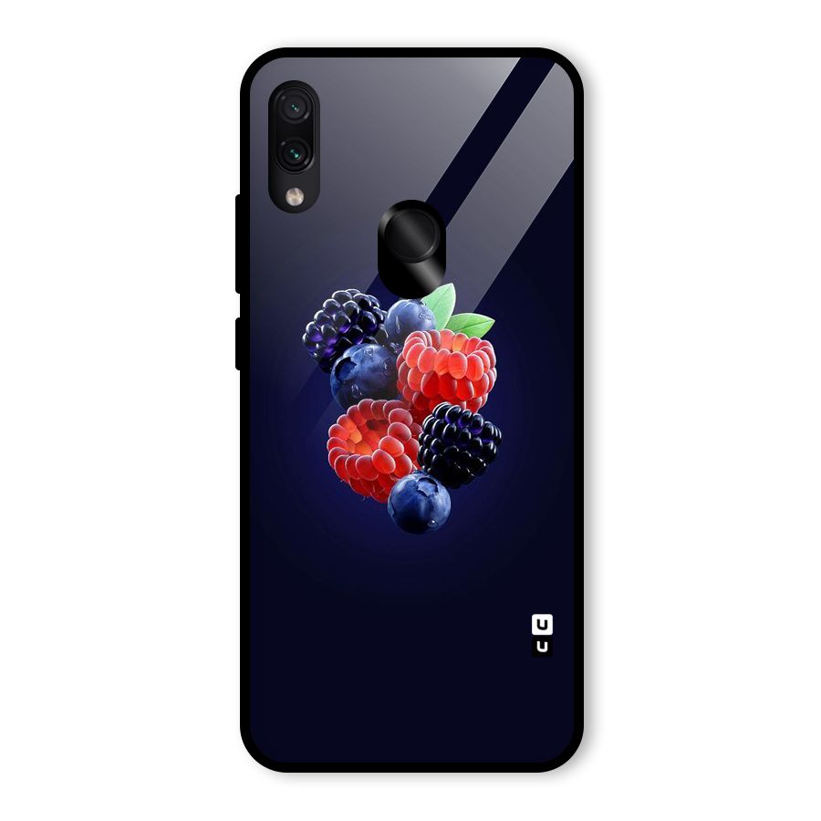 Berry Blast Glass Back Case for Redmi Note 7 Pro