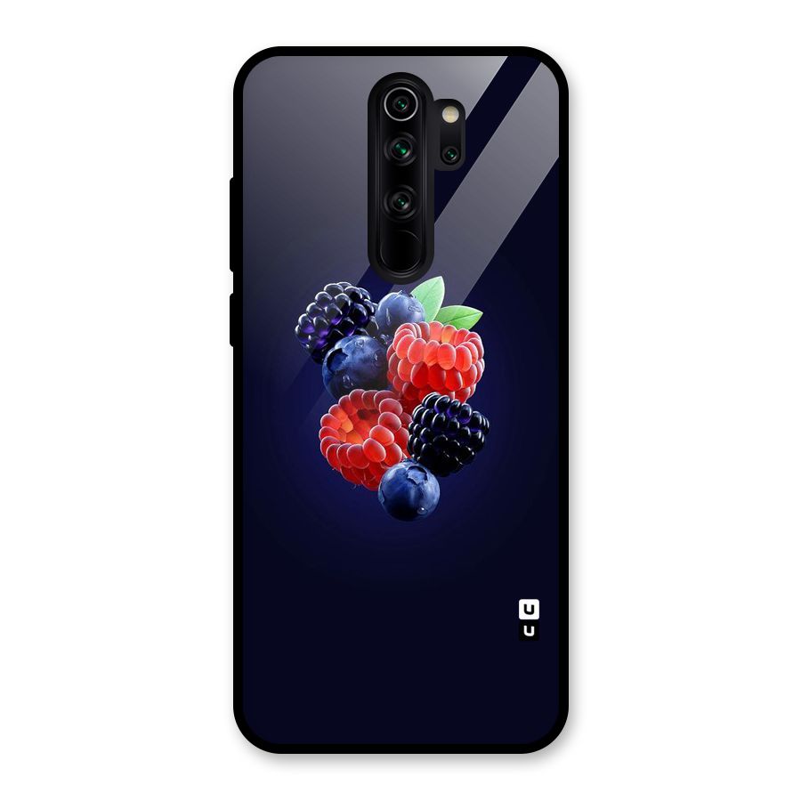 Berry Blast Glass Back Case for Redmi Note 8 Pro