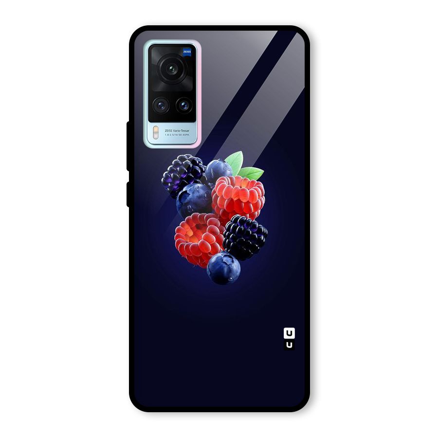 Berry Blast Glass Back Case for Vivo X60