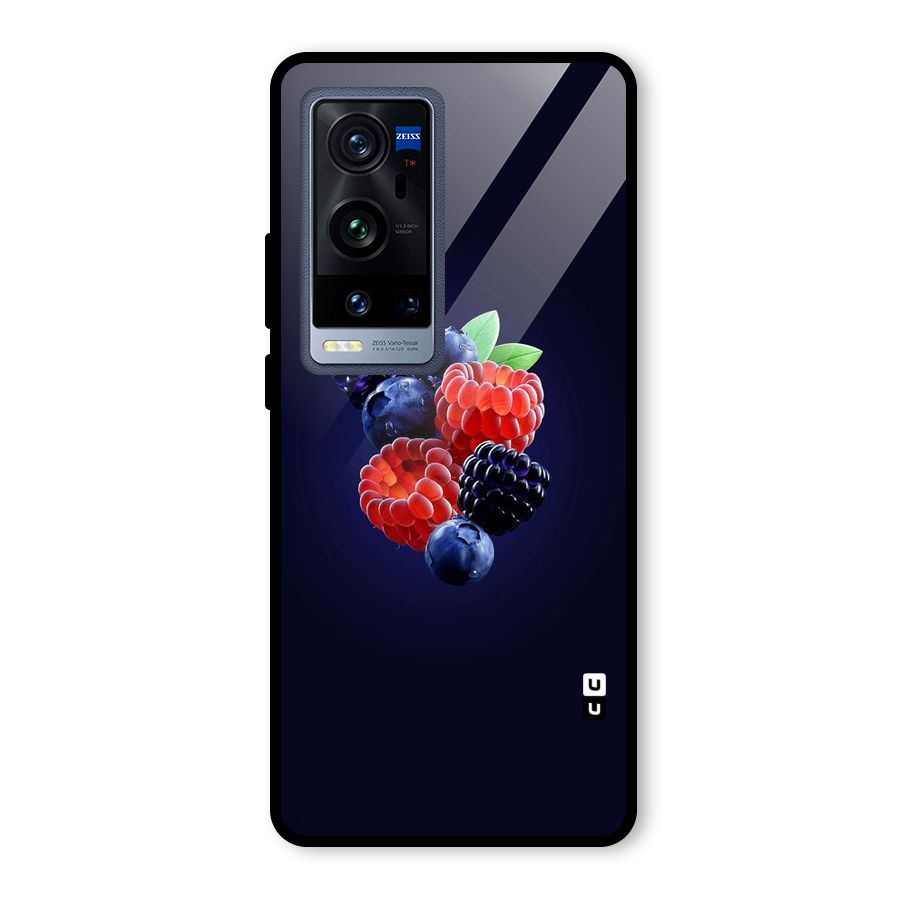 Berry Blast Glass Back Case for Vivo X60 Pro Plus