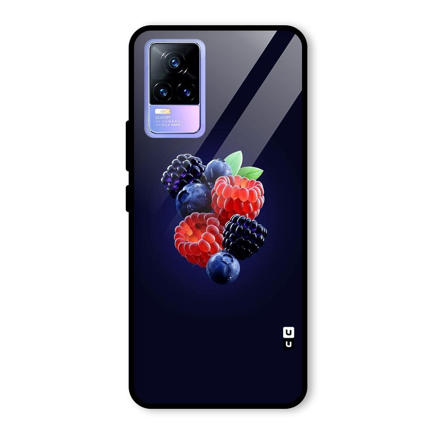 Berry Blast Glass Back Case for Vivo Y73