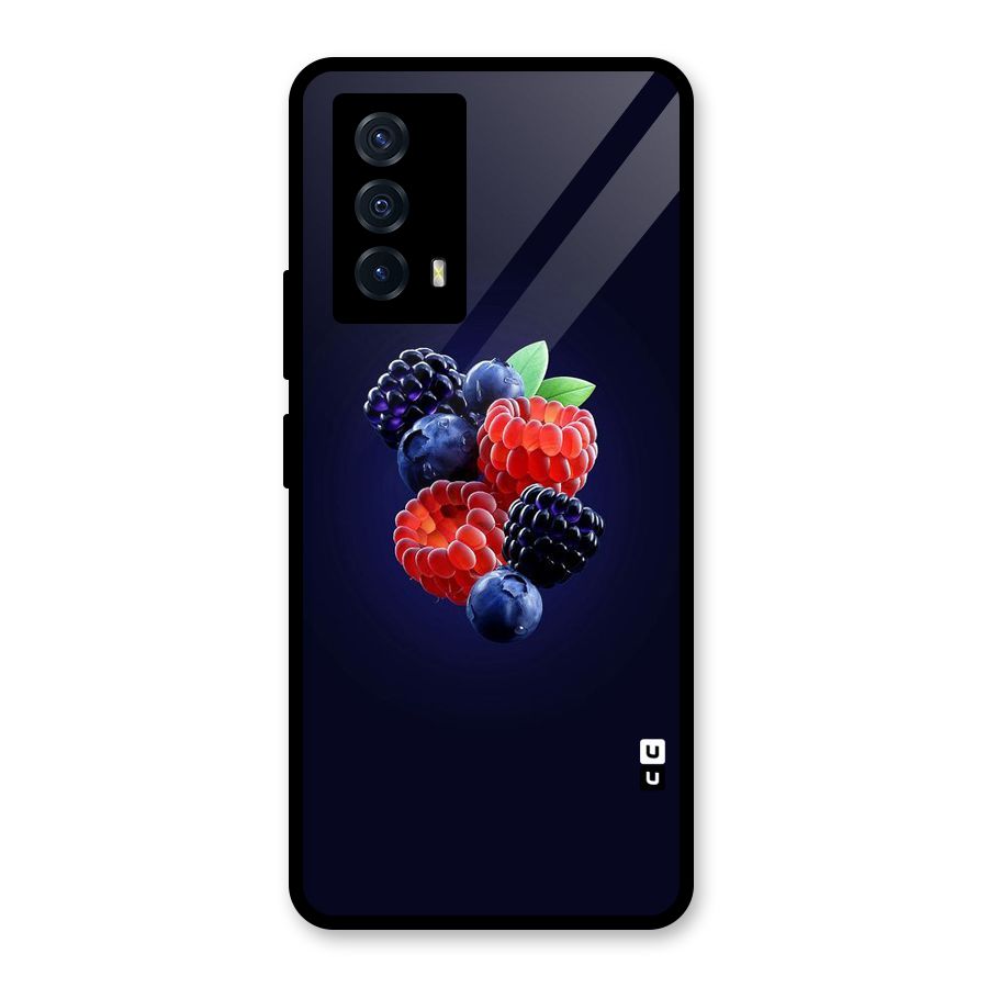 Berry Blast Glass Back Case for Vivo iQOO Z5