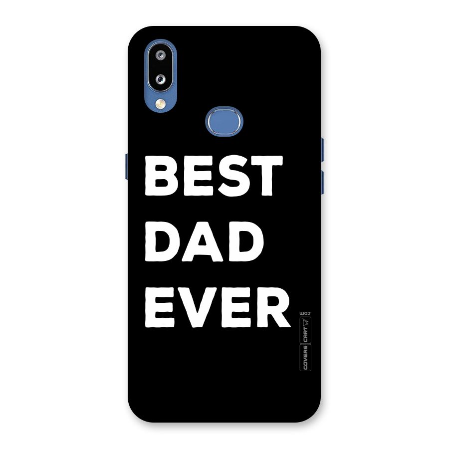 Best Dad Ever Back Case for Galaxy M01s