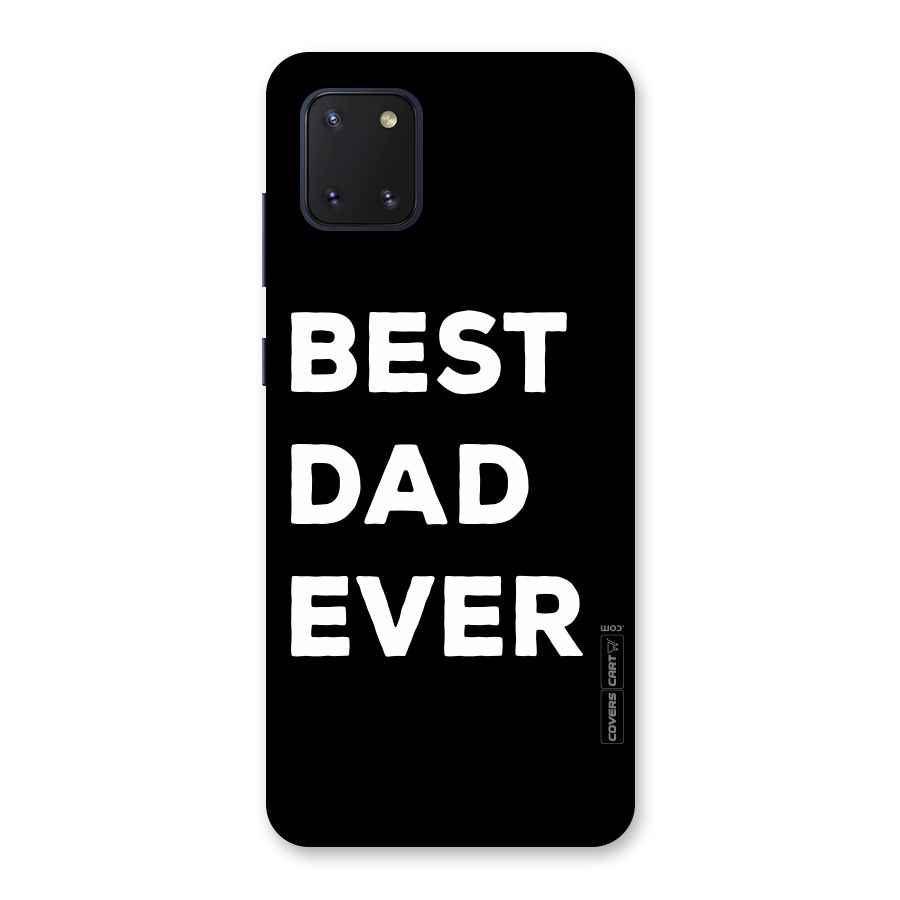 Best Dad Ever Back Case for Galaxy Note 10 Lite
