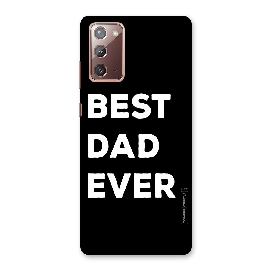 Best Dad Ever Back Case for Galaxy Note 20