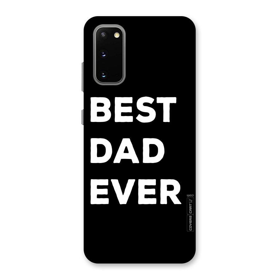 Best Dad Ever Back Case for Galaxy S20