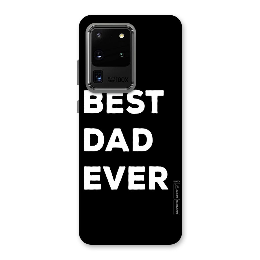 Best Dad Ever Back Case for Galaxy S20 Ultra