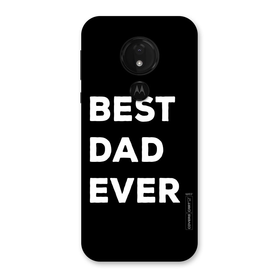 Best Dad Ever Back Case for Moto G7 Power