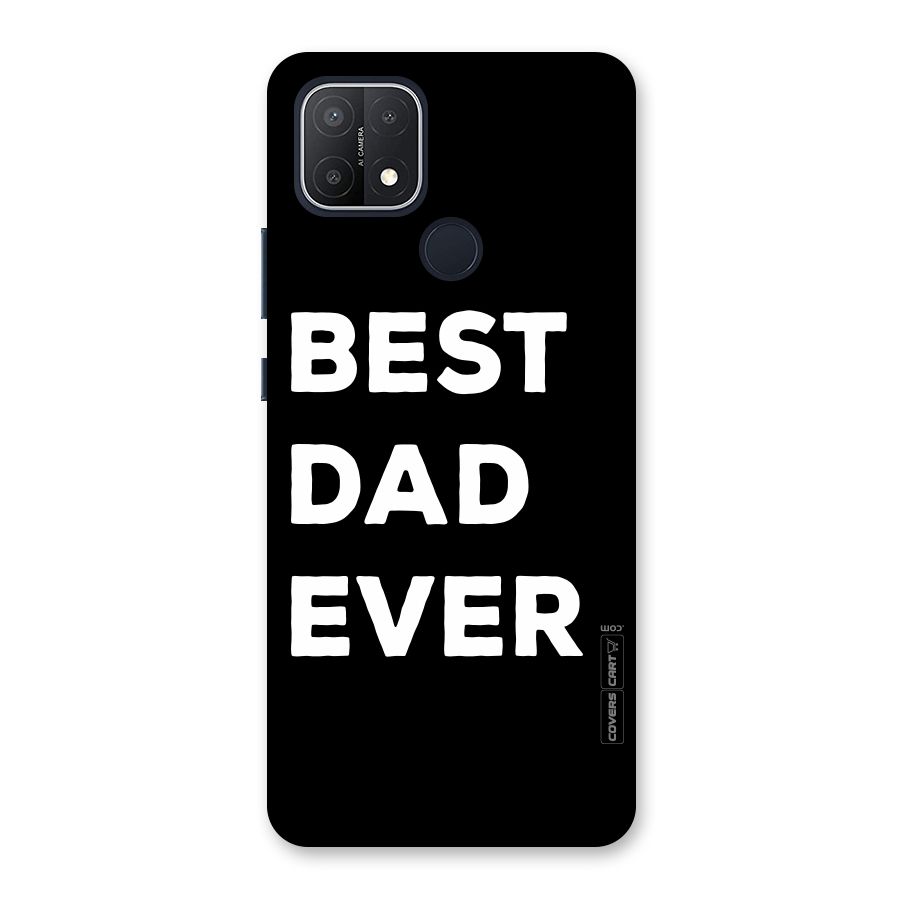 Best Dad Ever Back Case for Oppo A15