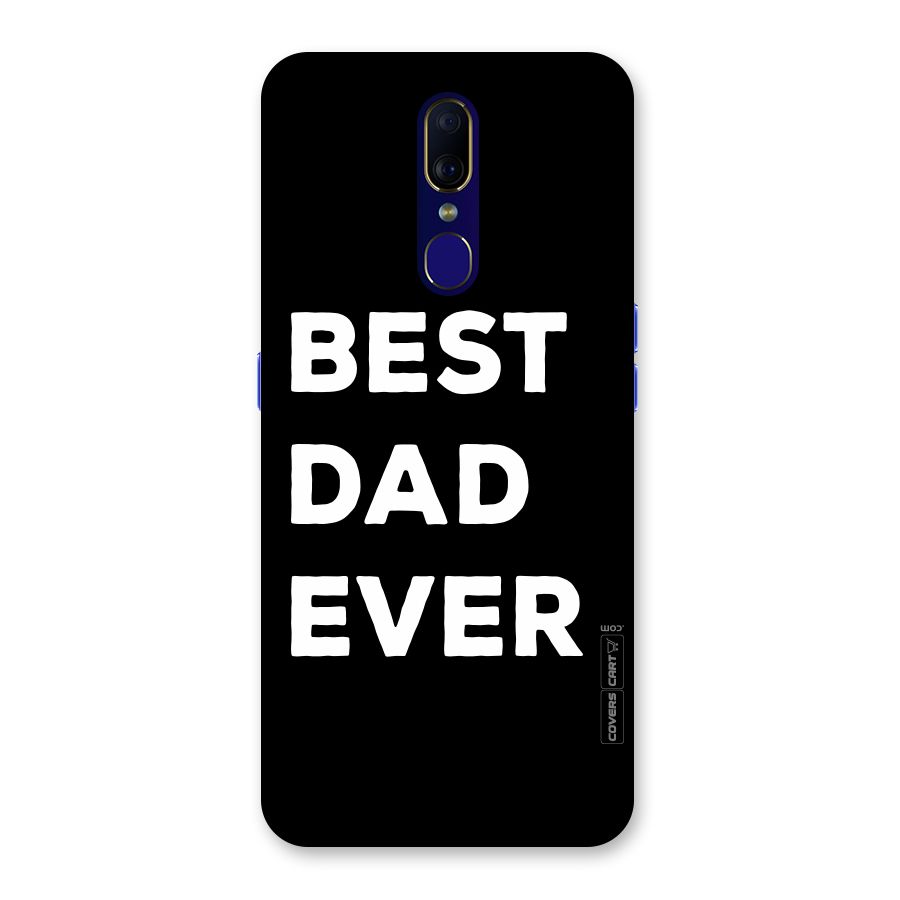 Best Dad Ever Back Case for Oppo F11