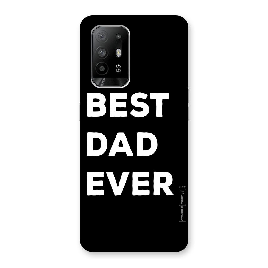 Best Dad Ever Back Case for Oppo F19 Pro Plus 5G