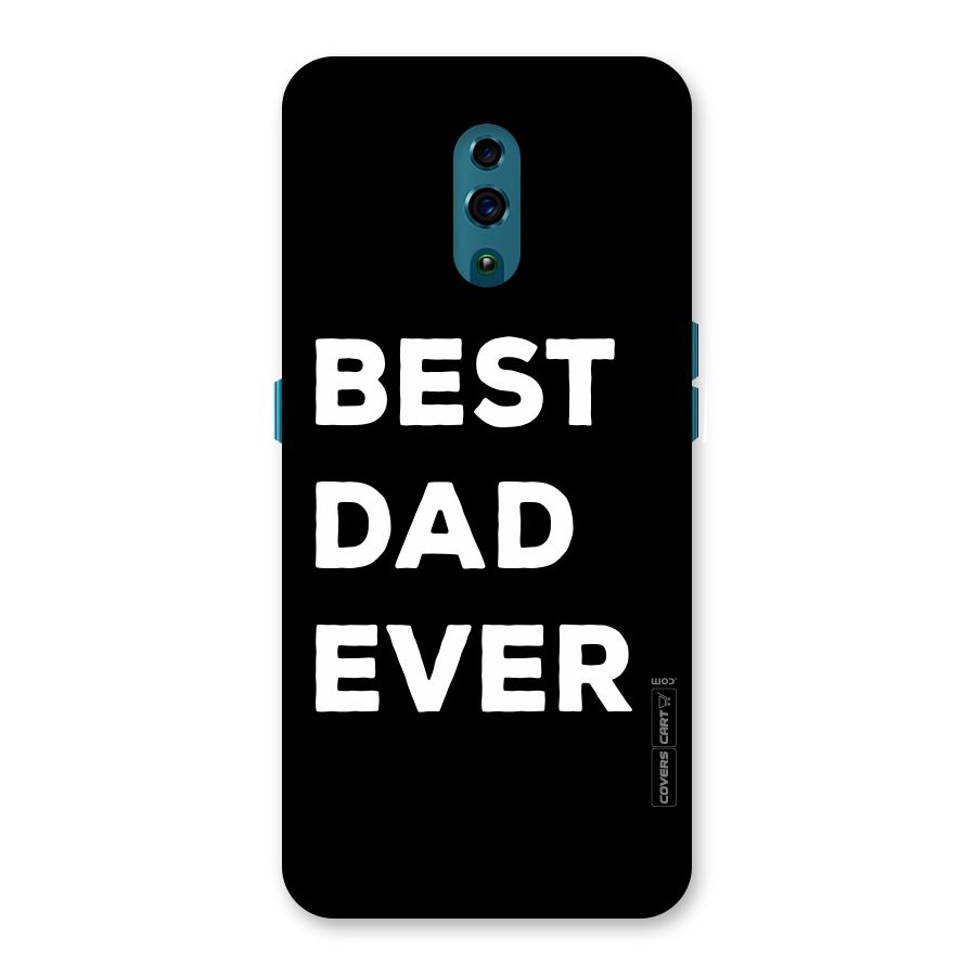 Best Dad Ever Back Case for Oppo Reno