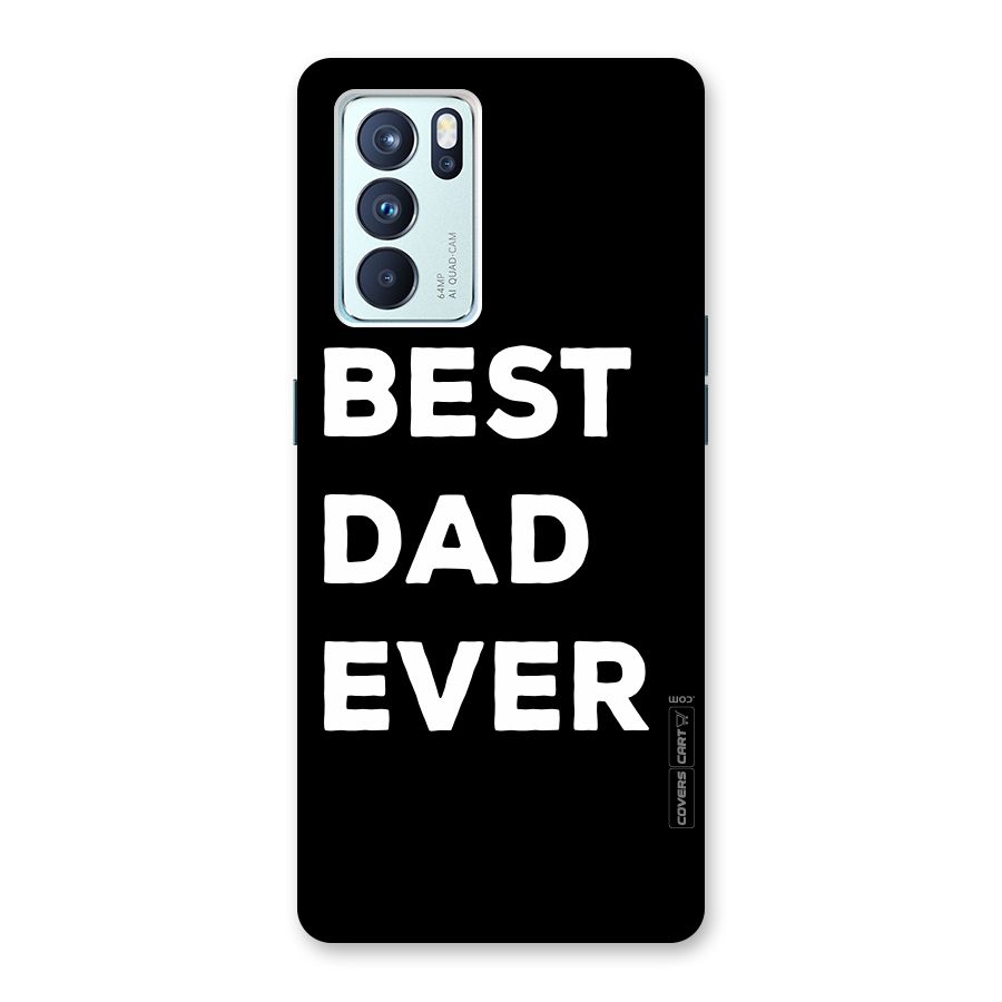 Best Dad Ever Back Case for Oppo Reno6 Pro 5G