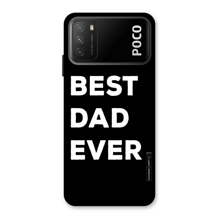 Best Dad Ever Back Case for Poco M3
