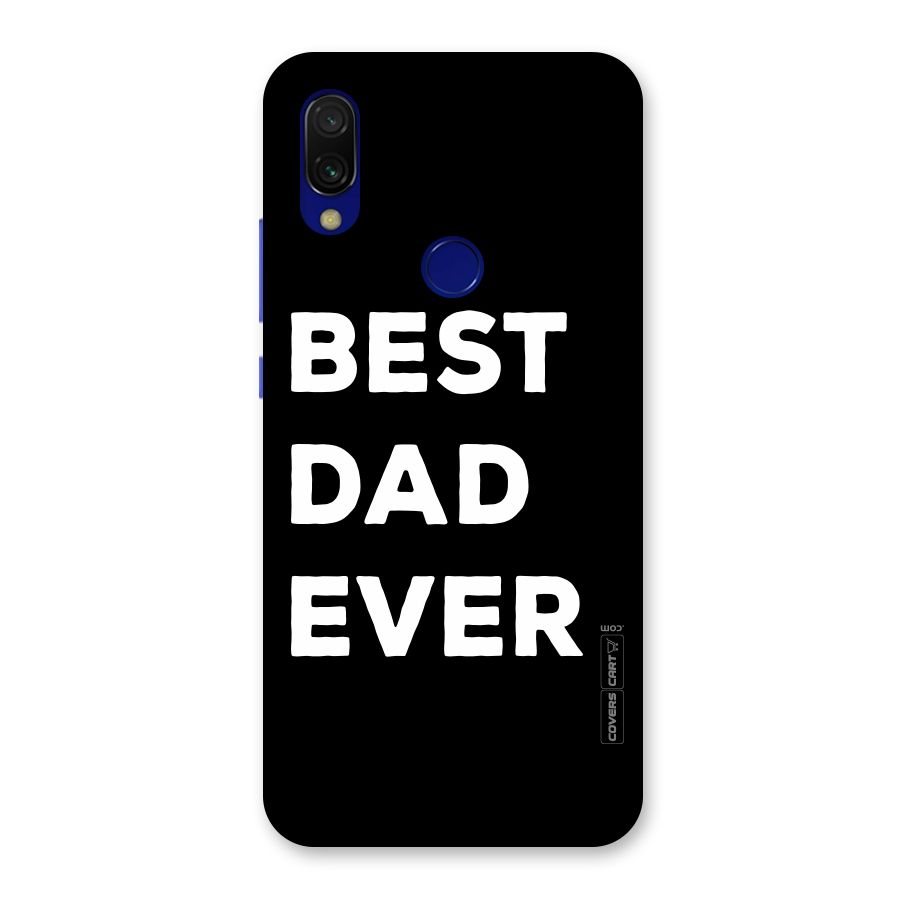 Best Dad Ever Back Case for Redmi 7
