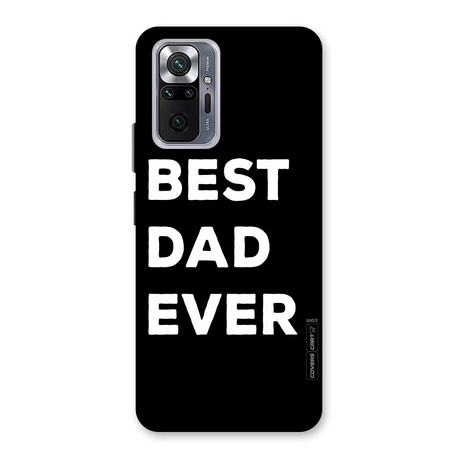 Best Dad Ever Back Case for Redmi Note 10 Pro Max