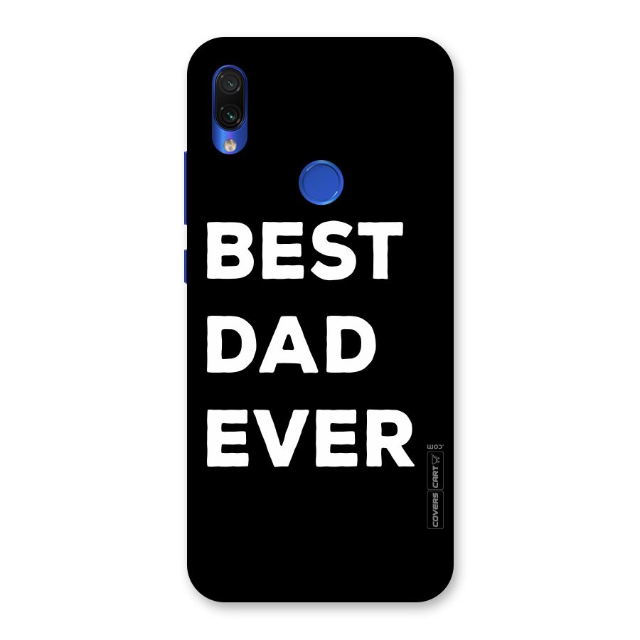Best Dad Ever Back Case for Redmi Note 7S