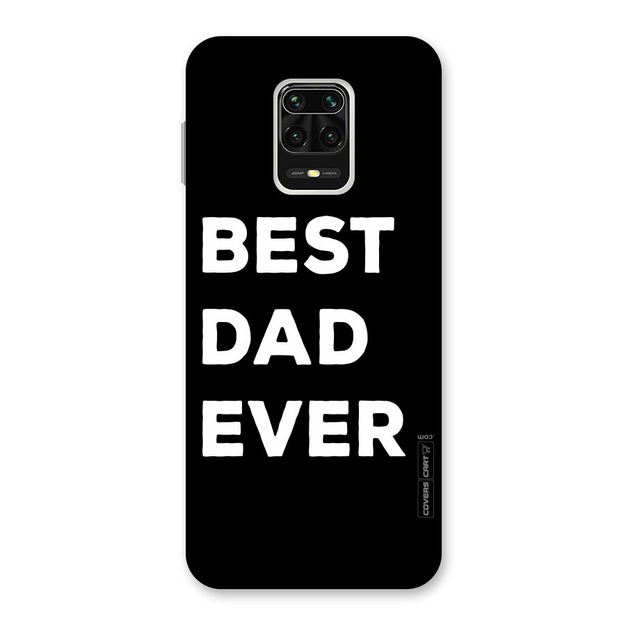 Best Dad Ever Back Case for Redmi Note 9 Pro