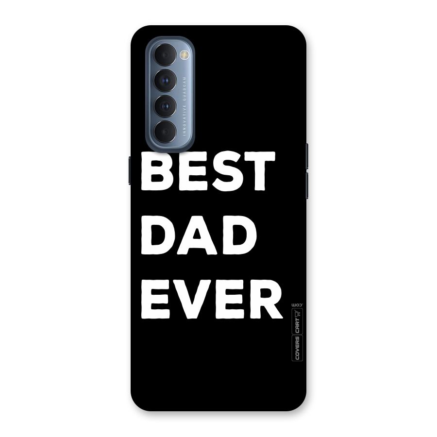 Best Dad Ever Back Case for Reno4 Pro