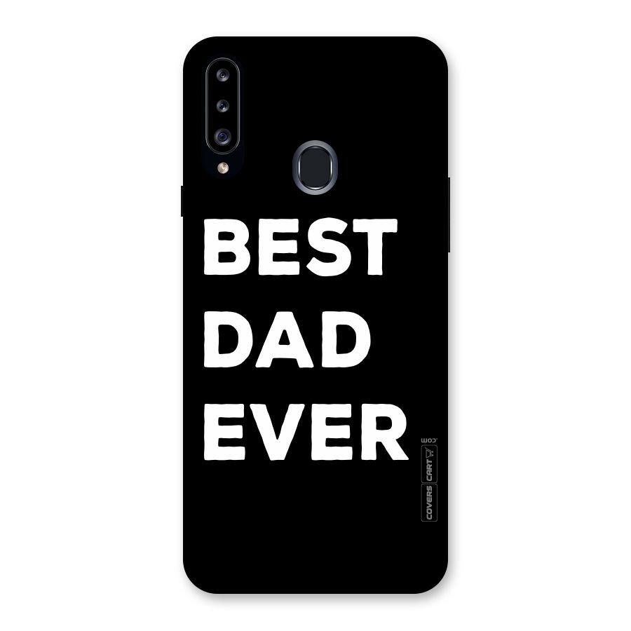 Best Dad Ever Back Case for Samsung Galaxy A20s