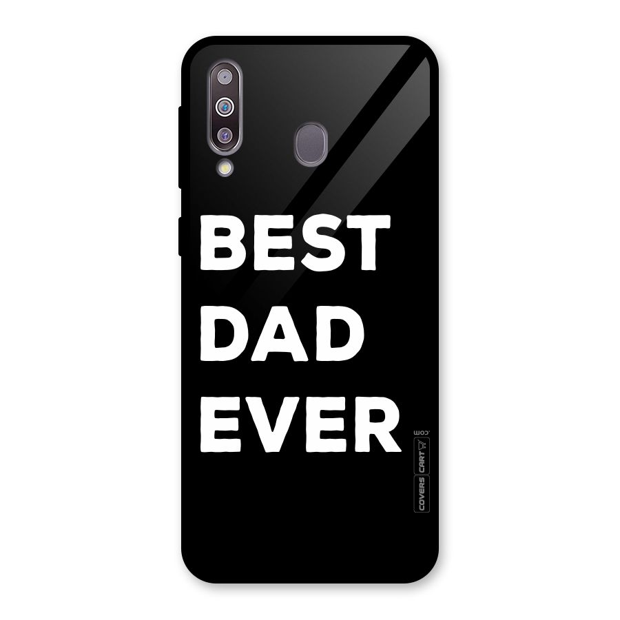 Best Dad Ever Glass Back Case for Galaxy M30