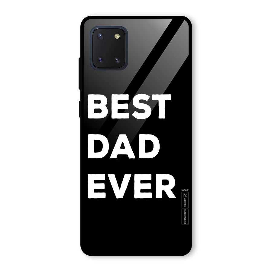 Best Dad Ever Glass Back Case for Galaxy Note 10 Lite
