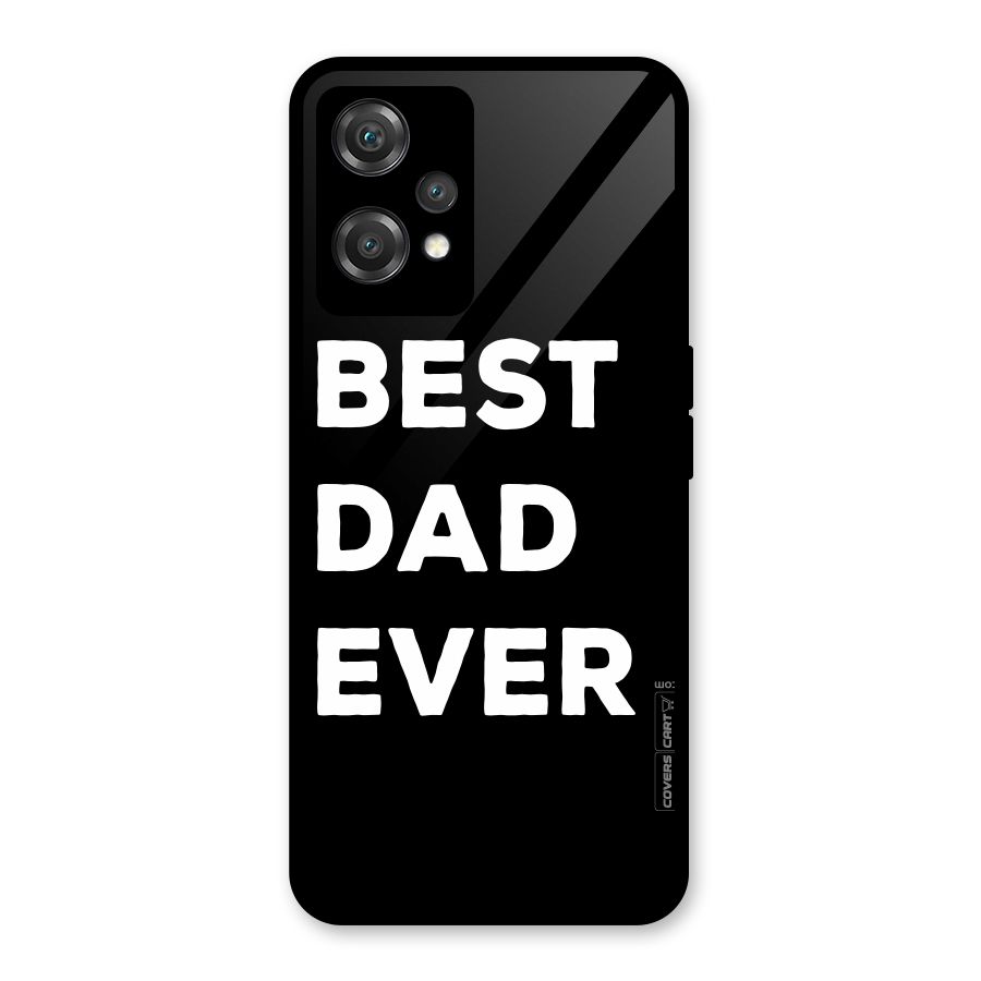 Best Dad Ever Glass Back Case for OnePlus Nord CE 2 Lite 5G