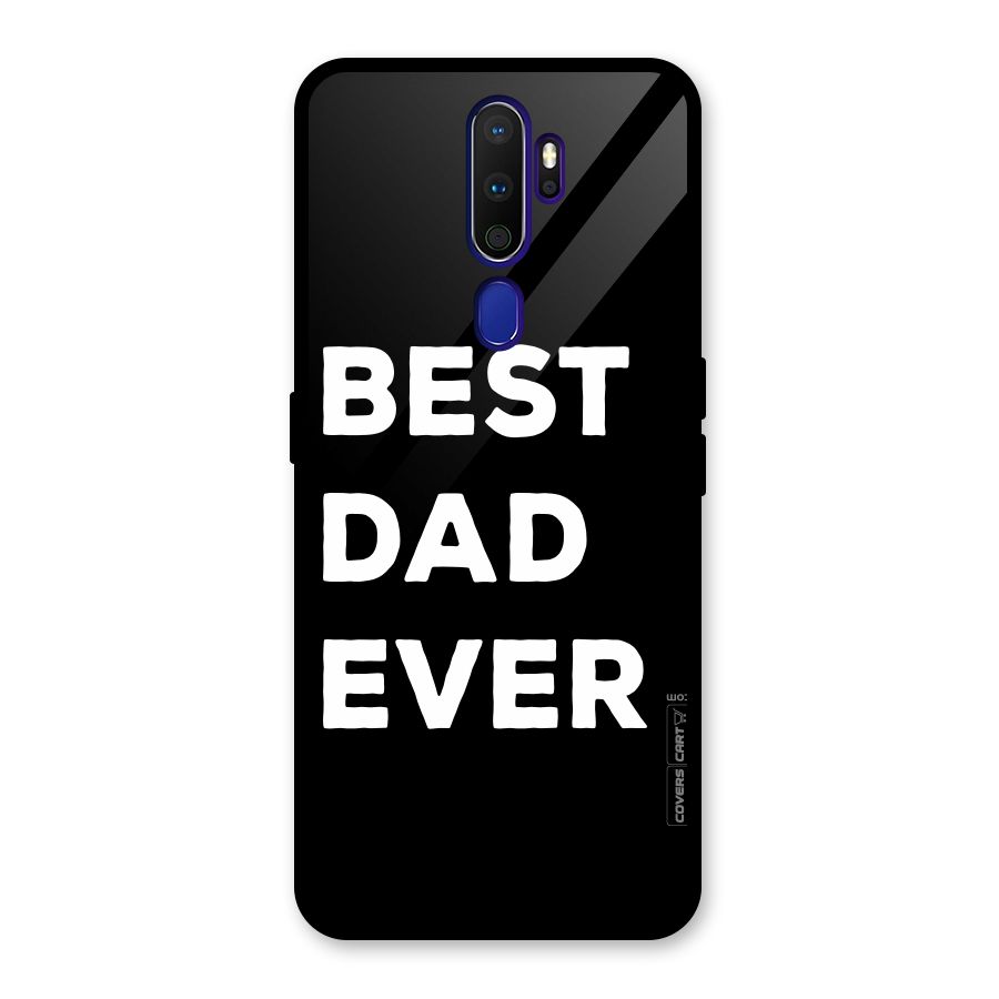 Best Dad Ever Glass Back Case for Oppo A9 (2020)
